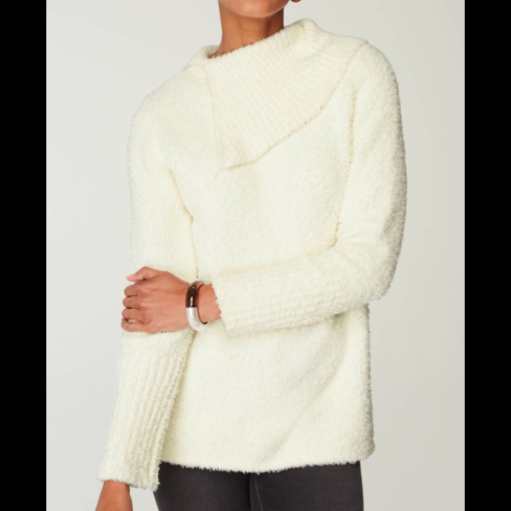 J. Jill Pure Jill Soft and Cozy Cream Sweater